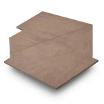 Heavy Duty Porcelain Floor Tiles Matte 20 mm Thickness 60x60 cm Brown Color | Riyadh Ceramics