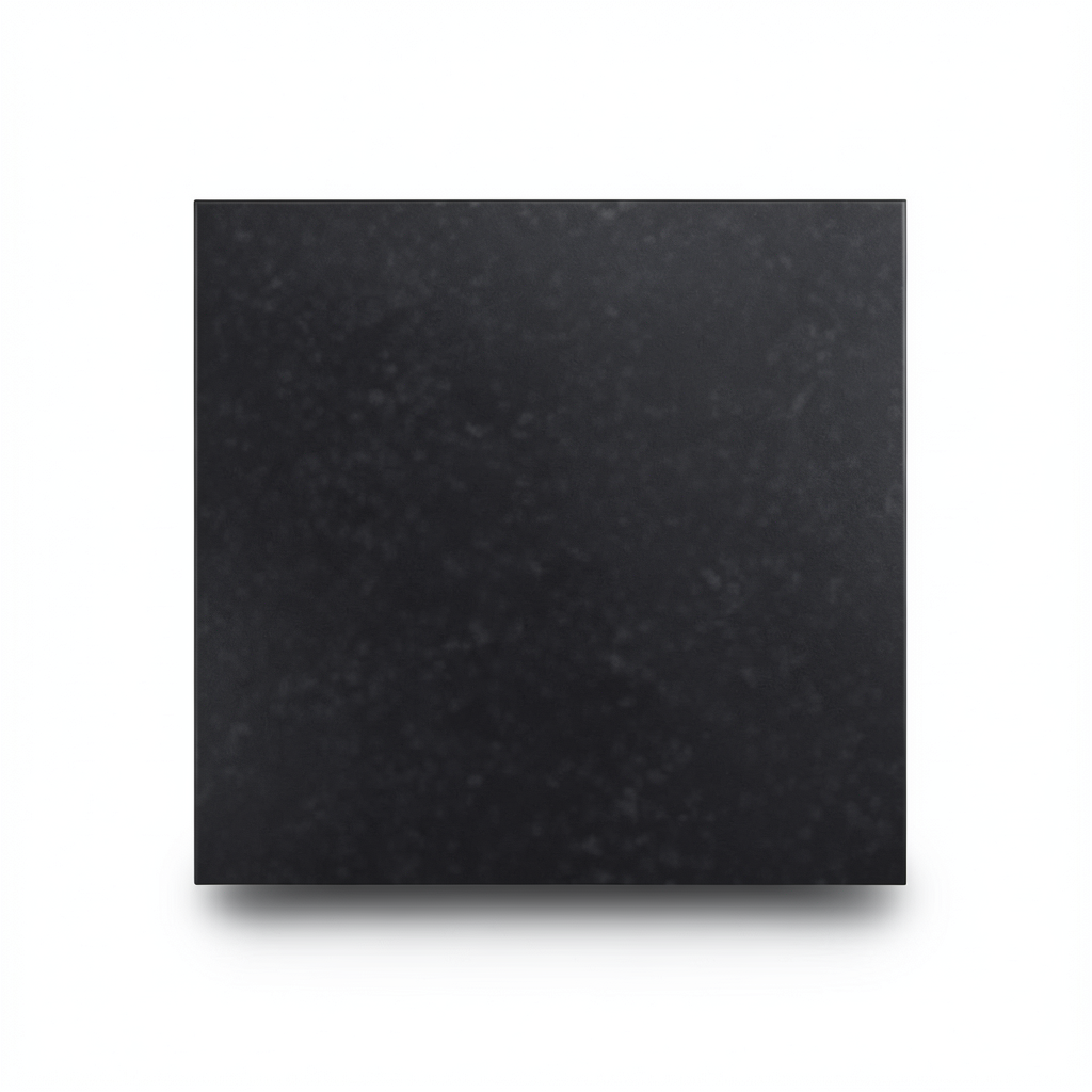 Granit Square Porcelain Floors 8 mm Thickness 30x30 cm Matte Black
