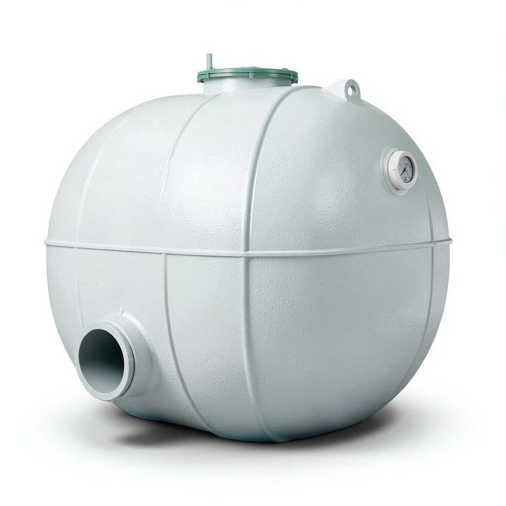 Al Khaleej Water Tank Fiberglass Underground 100000 Liter, 350 cm Diameter