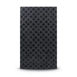 Insert Black Ceramic Wall Tiles 20x43 cm, Rectangular, Model Loft
