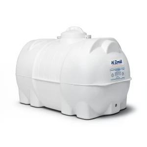 Water Tank Al Zamil Horizontal Polyethylene 10000 Liter, Size 210x240 cm | Al Zamil Tanks