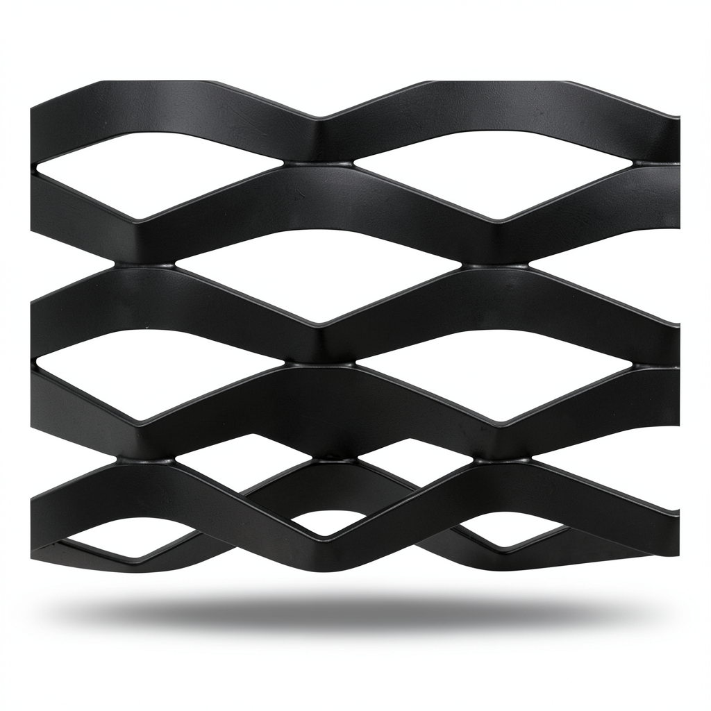 Hot Rolled Black Steel Expanded Metal Mesh Thickness 6 mm Width 2.44 m Length 4 m
