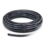 HDPE Plastic Coil Pipe Pressure 10 Bar PE 100 Size 32 mm Thickness 1.9 mm Black