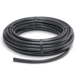 High Density Polyethylene Coil Pipe Pressure 10 Bar PE 100 Size 40 mm Thickness 2.4 mm Black