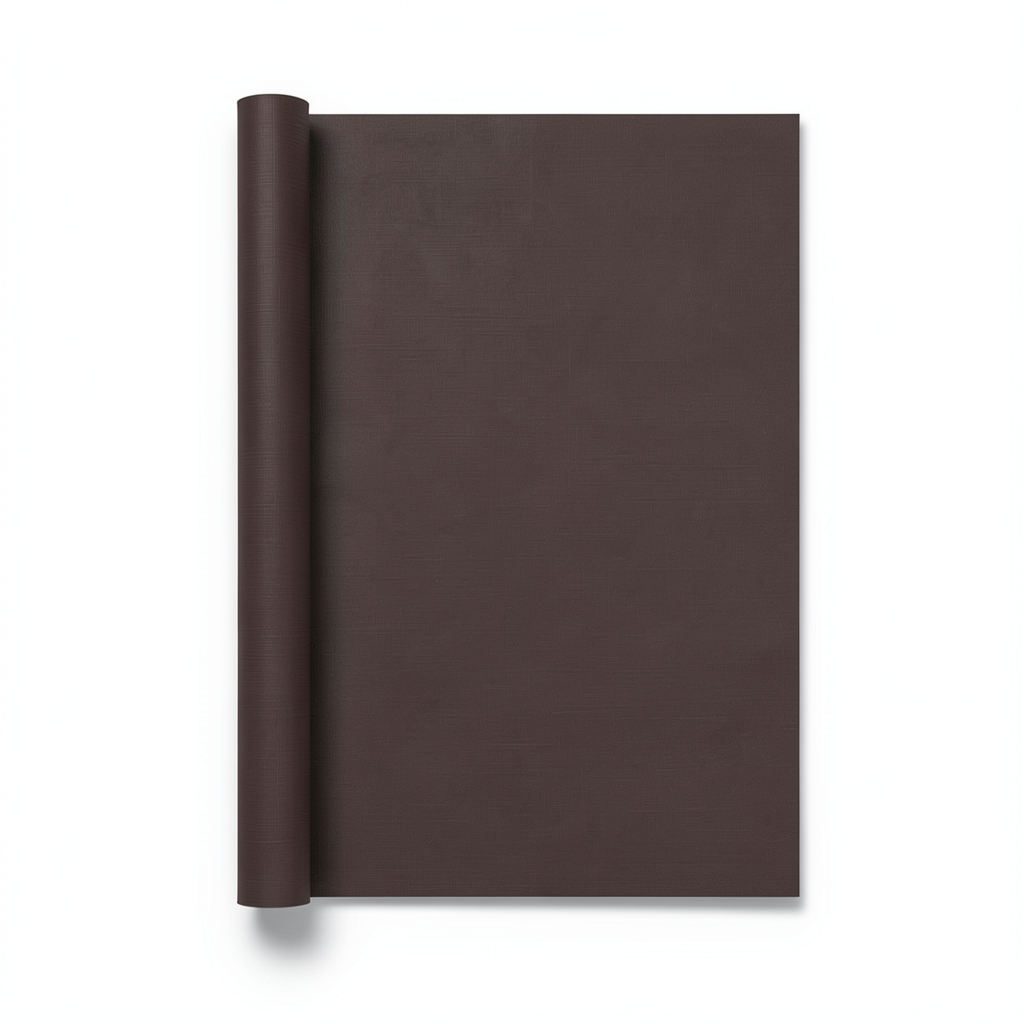 Plain Wall Covering Dark Brown 8.70m x 1.06m, Model 221029