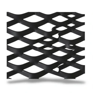 Hot Rolled Black Steel Expanded Metal Mesh Thickness 1.2 mm Width 1.22 m Length 1 m