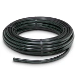 High Density Polyethylene Coil Pipe Pressure 10 Bar PE 100 Size 75 mm Thickness 4.5 mm Black Color
