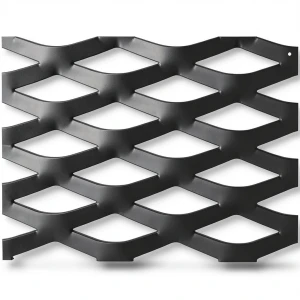 Hot Rolled Black Steel Expanded Metal Mesh Thickness 1.2 mm Width 1.22 m Length 6 m