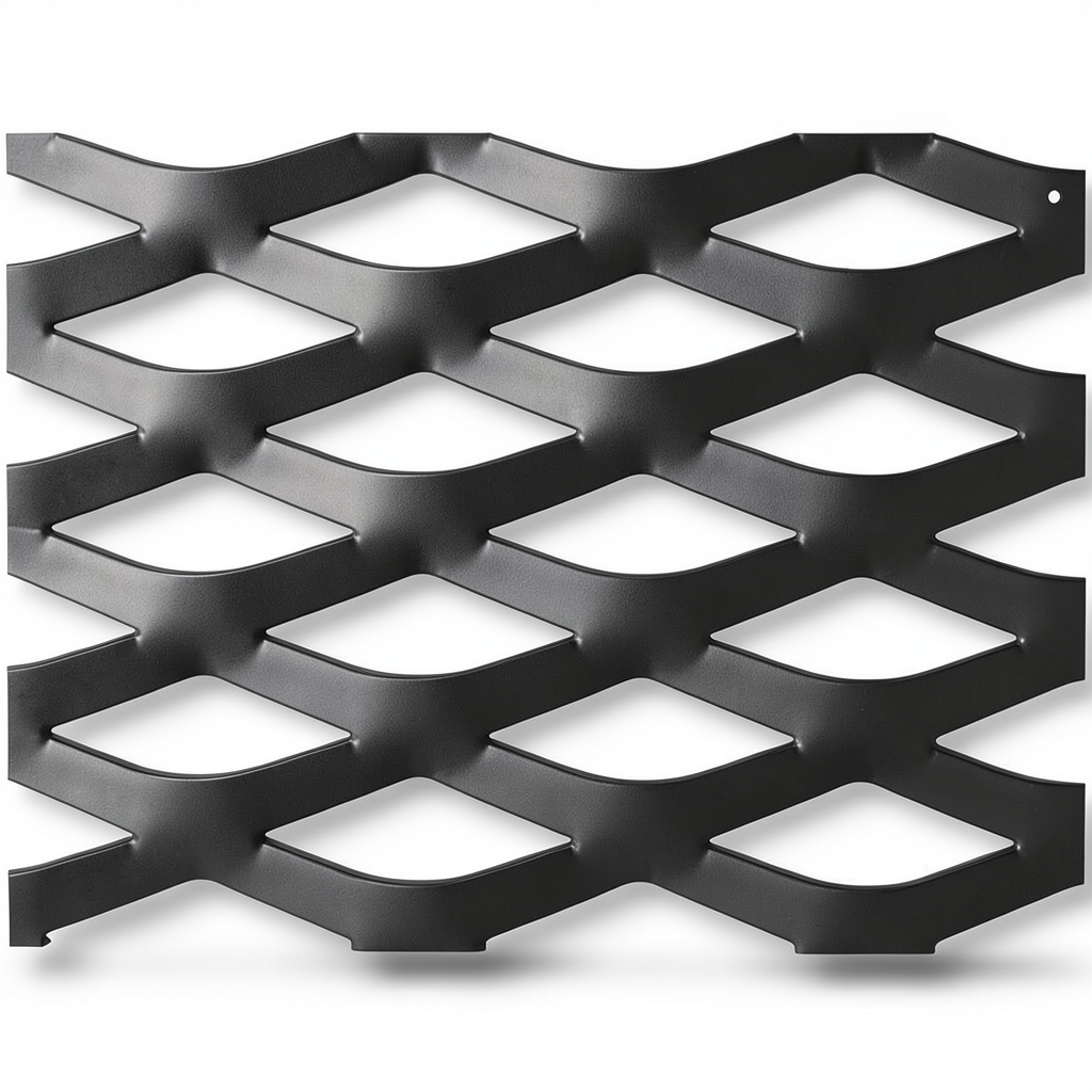 Hot Rolled Black Steel Expanded Metal Mesh Thickness 1.2 mm Width 1.22 m Length 6 m