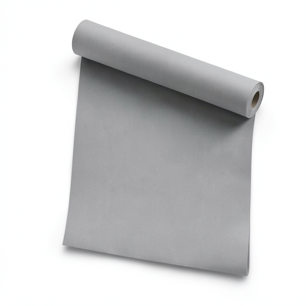 Dutch Plain Wall Covering 10m x 0.53m, Grey Color, Model 221417