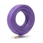 Single Core Solid Copper Cable PVC 70ºC Insulation 4 mm² 450/750 Volt 300 Feet Violet PVC 70 | Al Fanar