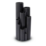 مواسير بلاستيك HDPE ضغط 16 بار PE 80 مقاس 280 ملم سمك 31.3 ملم لون اسود