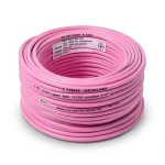 Single Core Solid Copper Cable PVC 70ºC Insulation 4 mm² 450/750 Volt 300 Feet Pink | Al Fanar