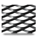 Hot Rolled Black Steel Expanded Metal Mesh Thickness 1.4 mm Width 1.22 m Length 5 m