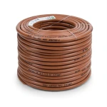 سلك نحاس مصمت احادى النواة معزول PVC 70º شركة الفنار مقاس 2.5 مم² 450/750 فولت 300 قدم بني | شركة الفنار