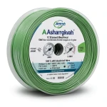 لفة سلك كهرباء مفرد 12 AWG نحاس مجدول 1000 فولت، عازل PVC +105°C أخضر، طول 2500 قدم | شركة كابلات الشرقية للصناعة