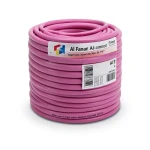 سلك نحاس مصمت احادى النواة معزول PVC 70º مقاس 2.5 مم² 450/750 فولت طول 300 قدم لون زهري | شركة الفنار