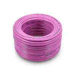 سلك نحاس مصمت احادى النواة معزول PVC 70º 6 مم² 450/750 فولت 300 قدم لون زهري | شركة الفنار