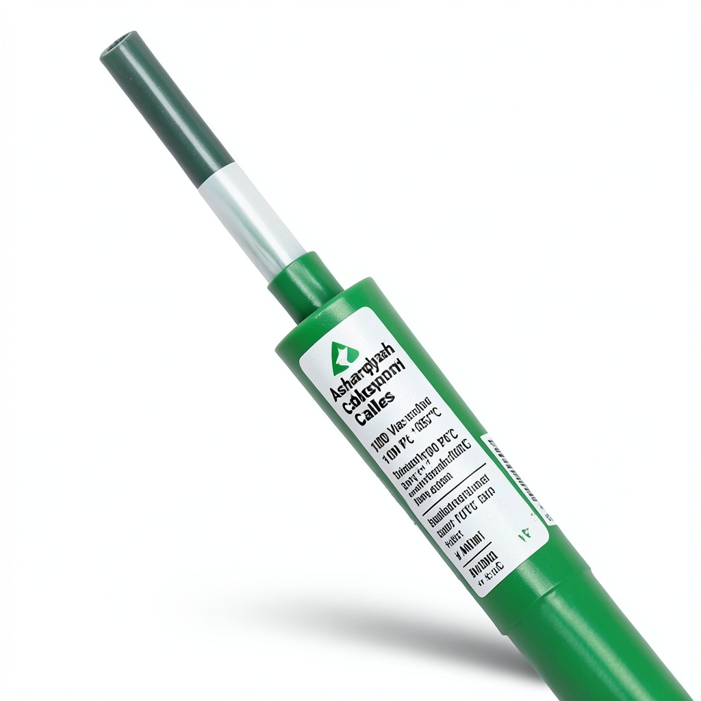 1 AWG 1C Stranded Copper Electric Wire 1000 Vac PVC Insulated +105°C Green 500ft | Asharqiyah Cables Company for Industry