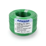 لفة سلك كهرباء مفرد 12 AWG نحاس مجدول 1000 فولت، عازل PVC +105°C أخضر، طول 2500 قدم | شركة كابلات الشرقية للصناعة