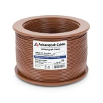 سلك نحاس مجدول مفرد 1 AWG 1000 فولت عزل PVC +105°C بني طول 500 قدم | شركة كابلات الشرقية للصناعة
