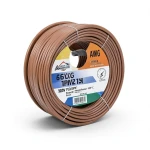 سلك مفرد نحاس مجدول 6 AWG مطلي قصدير 1000 فولت عزل PVC +105°C بني طول 500 قدم | شركة كابلات الشرقية للصناعة
