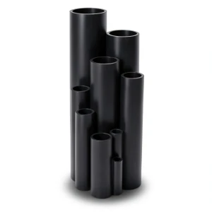 انابيب بلاستيك HDPE ضغط 12.5 بار PE 100 قطر خارجي 355 مم سمك 26.1 مم لون اسود
