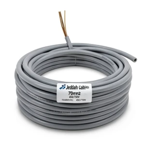 Flexible Copper Electrical Wire 70mm2 450/750V Gray | Jeddah Cables Company