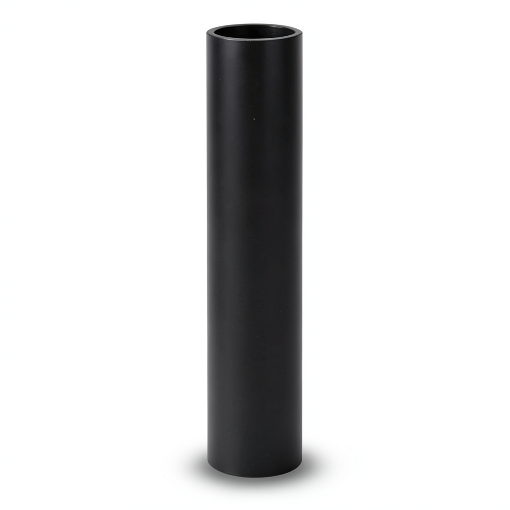 HDPE Plastic Pipe Pressure 16 Bar PE 80 Size 280 mm Thickness 31.3 mm Black