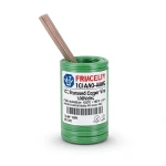 لفة سلك كهرباء مفرد 1/0 AWG نحاس مجدول 1000 فولت، عازل PVC +105°C أخضر، طول 500 قدم | شركة كابلات الشرقية للصناعة