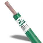 سلك مفرد 2/0 AWG نحاس مجدول كهربائي، 1000 فولت، عزل PVC +105°C، أخضر، طول 500 قدم | شركة كابلات الشرقية للصناعة