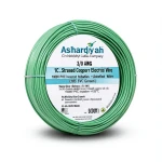 لفة سلك كهرباء مفرد 3/0 AWG نحاس مجدول 1000 فولت عازل PVC +105°C أخضر طول 500 قدم | شركة كابلات الشرقية للصناعة