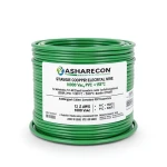 12 AWG 1C Stranded Copper Electrical Wire 1000 Vac, PVC +105°C Green 2500ft | Asharqiyah Cables Company for Industry
