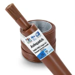 سلك مفرد نحاس مجدول 6 AWG مطلي قصدير 1000 فولت عزل PVC +105°C بني طول 500 قدم | شركة كابلات الشرقية للصناعة