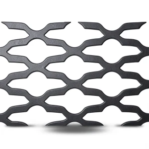 Hot Rolled Expanded Metal Mesh 1.7 mm Thickness, Size 2.44×2 M, Mozakhraf Shape