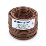 سلك نحاس مجدول مفرد 1 AWG 1000 فولت عزل PVC +105°C بني طول 500 قدم | شركة كابلات الشرقية للصناعة