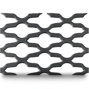 Hot Rolled Flattened Expanded Metal 1.7 mm Thickness, 2.44 M Width, 6 M Length, Mozakhraf Design