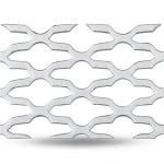 Hot Rolled Expanded Metal Mesh Mozakhraf Form Wire Diameter 1.7 mm Size 1.22×2 m