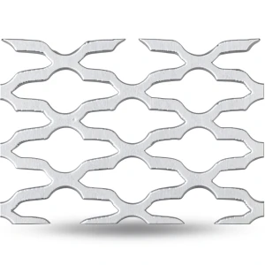 Hot Rolled Expanded Metal Mesh Mozakhraf Form Wire Diameter 1.7 mm Size 1.22×2 m