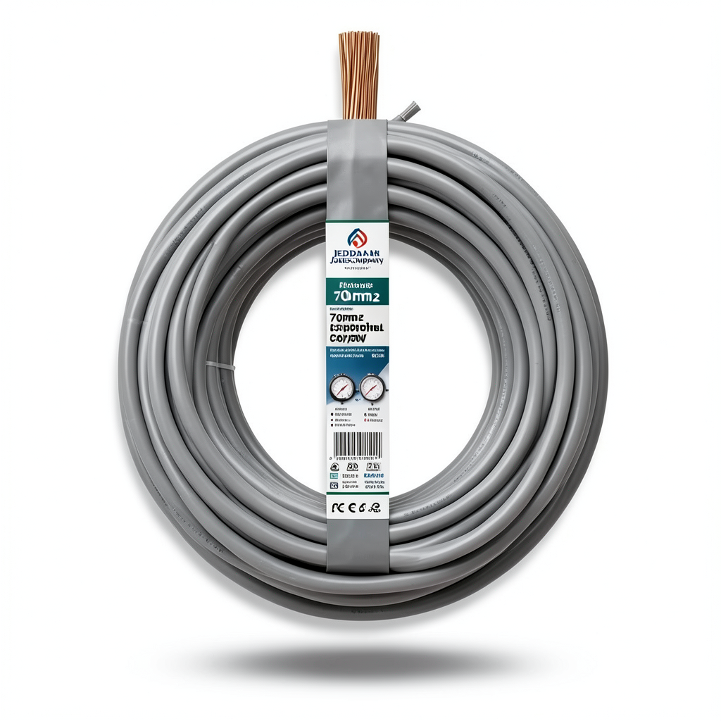 Flexible Copper Electrical Wire 70mm2 450/750V Gray | Jeddah Cables Company