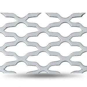 Hot Rolled Expanded Metal Sheet Flattened, Mozakhraf Shape, Thickness 1.7 mm, Width 1.22 M, Length 6 M