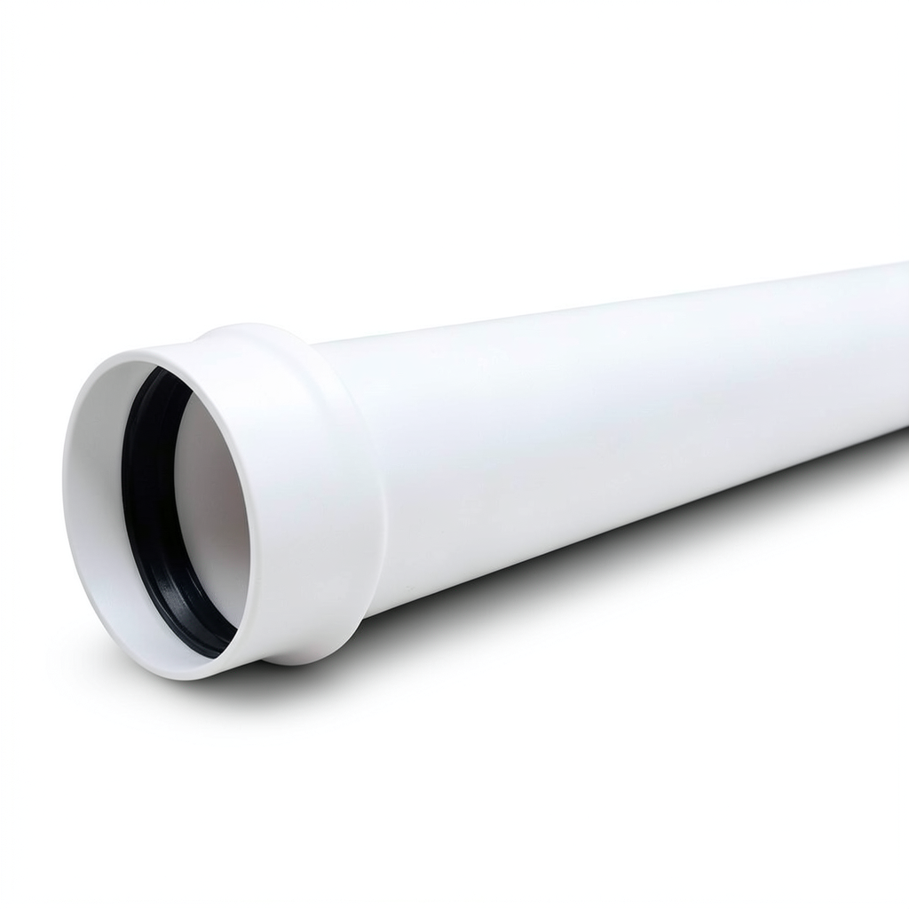 مواسير UPVC ضغط 6 بار كلاس 3، مقاس 500 مم، سمك 14.6 مم، لون ابيض