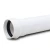 UPVC Plastic Pipe PN 10 Bar Class 4, Size 90 mm, White, Thickness 4.3 mm - Image 1