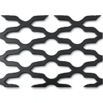 Hot Rolled Flattened Expanded Metal Mozakhraf Form Thickness 1.5 mm Size 2.44×6 m