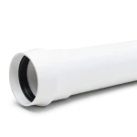 White UPVC Plastic Pipe PN 10 Bar Class 4, Size 110 mm, Thickness 5.3 mm