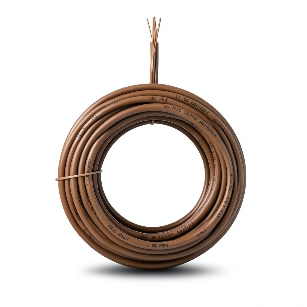 سلك نحاس شعر CU/PVC مقاس 1.5mm، 450/750V، بني | شركة كابلات جدة