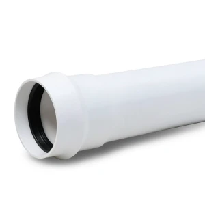 أنابيب بلاستيك UPVC كلاس 2 ضغط 4 بار، قطر خارجي 280 مم، سماكة 5.5 مم، أبيض
