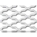 Hot Rolled Expanded Sheet Mozakhraf Design 1.5 mm Thickness 1.22 M Width 4 M Length