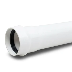 UPVC Plastic Pipe Class 2 PN 4 Bar, 315 mm OD, 6.2 mm Thickness, White