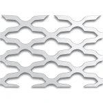 Hot Rolled Expanded Metal Sheet Flattened, Mozakhraf Shape, Thickness 1.5 mm, Width 1.22 M, Length 6 M